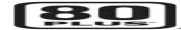 圖1:‘80 PLUS’認證標章。